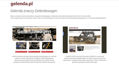 Desktop Screenshot of gelenda.pl